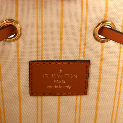 Louis Vuitton Raffia Calfskin Monogram Neonoe MM Tan 5 of 8