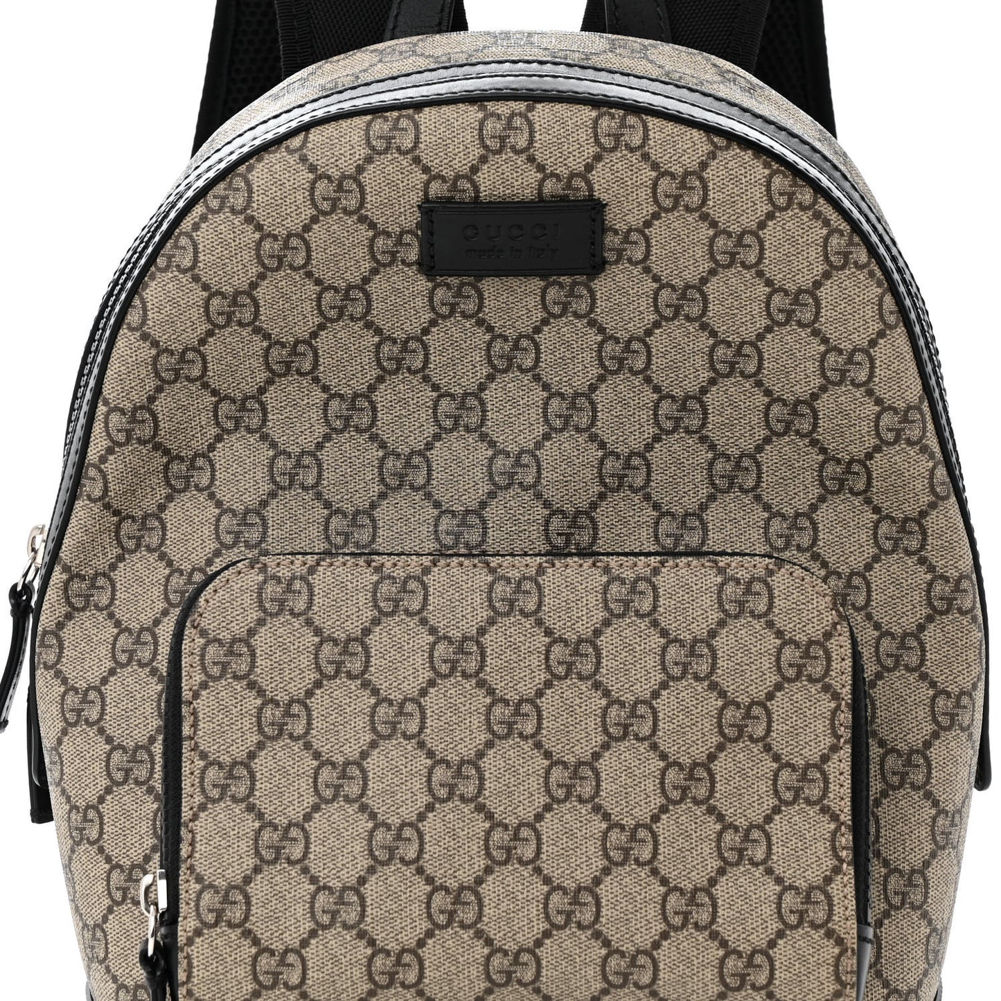 GG Supreme Monogram Small Eden Day Backpack Black