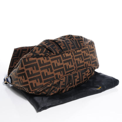 Fendi Zucca Mia Shoulder Flap Tobacco Blue 4 of 9