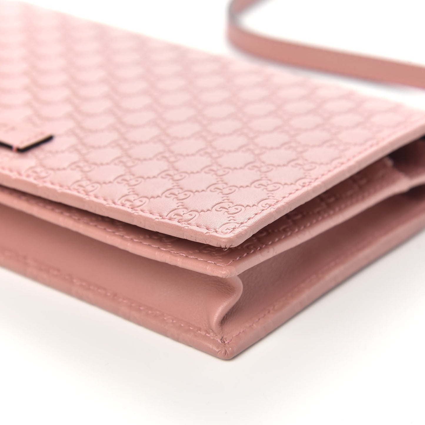 Microguccissima Crossbody Wallet Soft Pink
