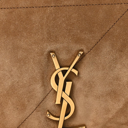 Saint Laurent Suede Matelasse Monogram Large Jamie 4.3 Golden Leaf 8 of 10