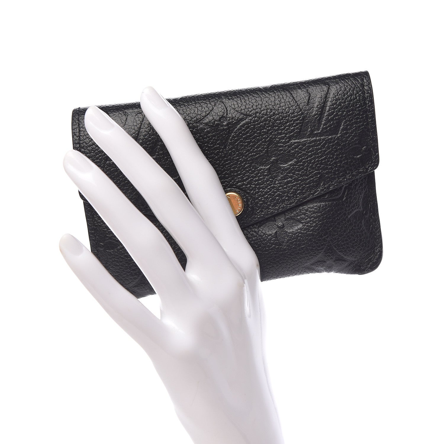 Louis Vuitton Empreinte Key Pouch Black 2 of 7