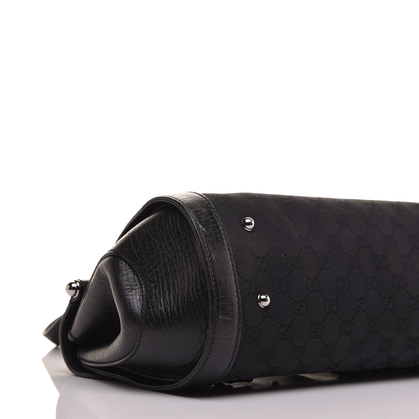 Monogram Bamboo Bullet Bag Black