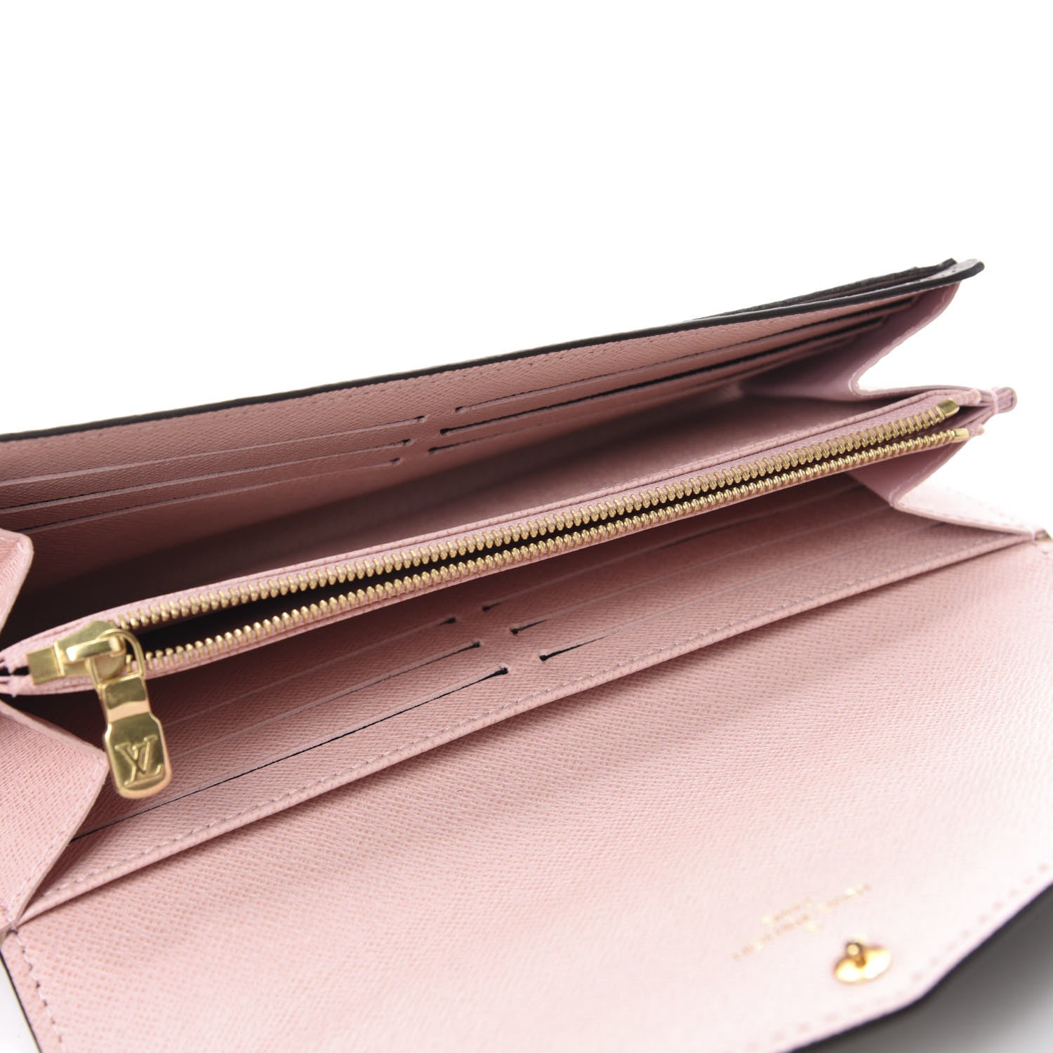 Louis Vuitton Monogram Sarah Wallet NM Rose Ballerine 5 of 6