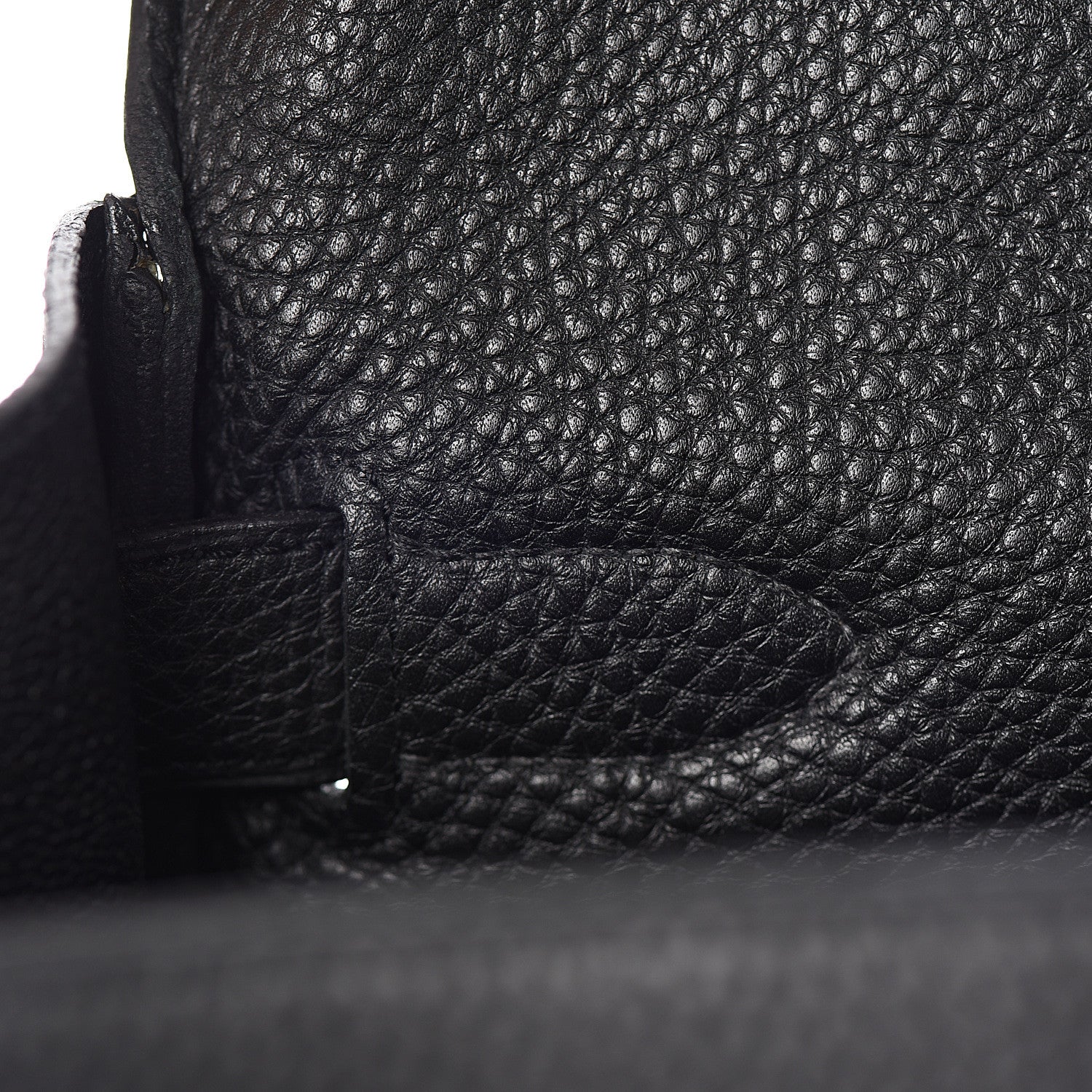 Hermes Taurillon Clemence Retourne Kelly 40 Black 9 of 34