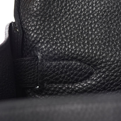 Hermes Taurillon Clemence Retourne Kelly 40 Black 9 of 34