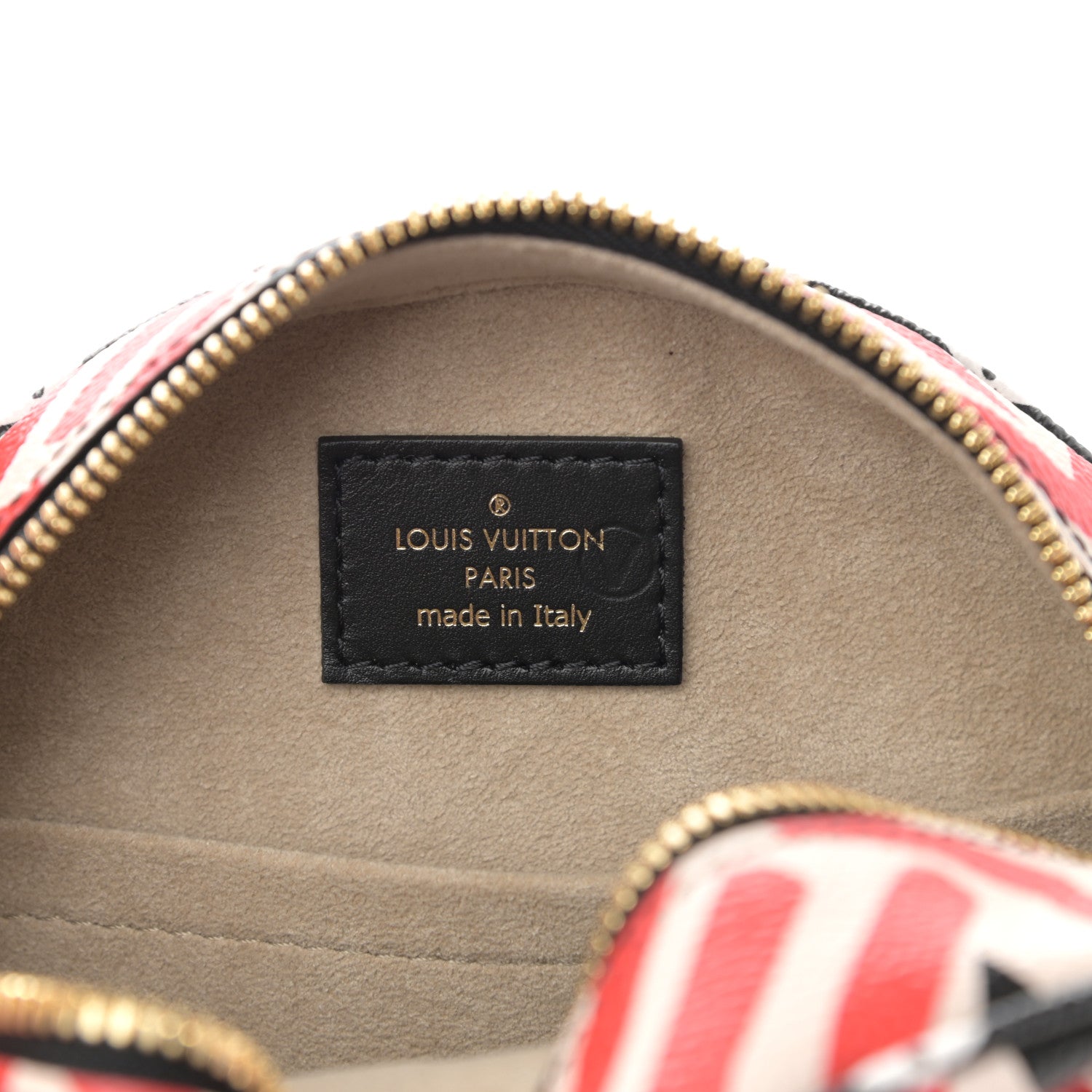 Louis Vuitton Monogram Giant Crafty Boite Chapeau Souple PM Creme Rouge Black 6 of 11