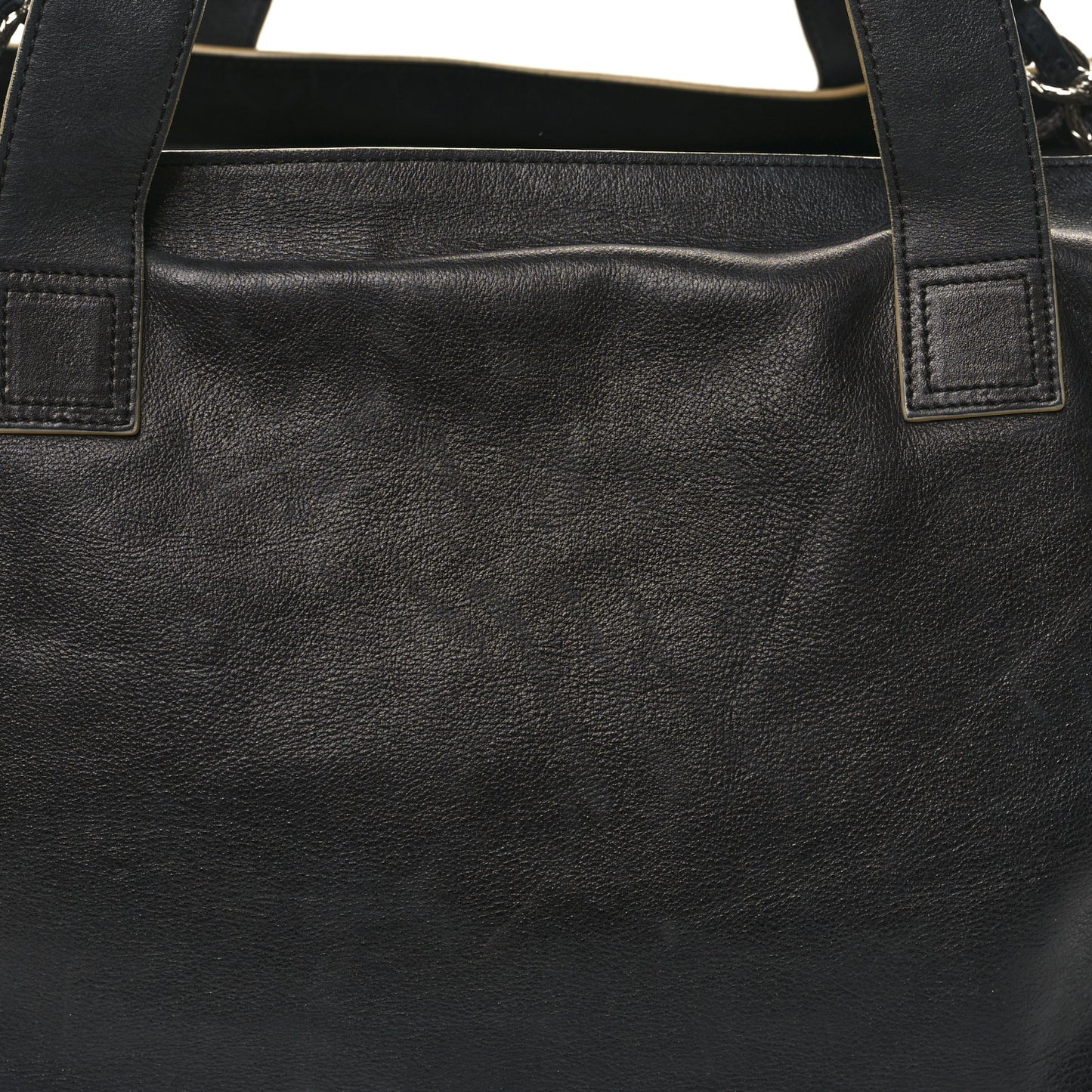 Lambskin Edgy XL Tote Black