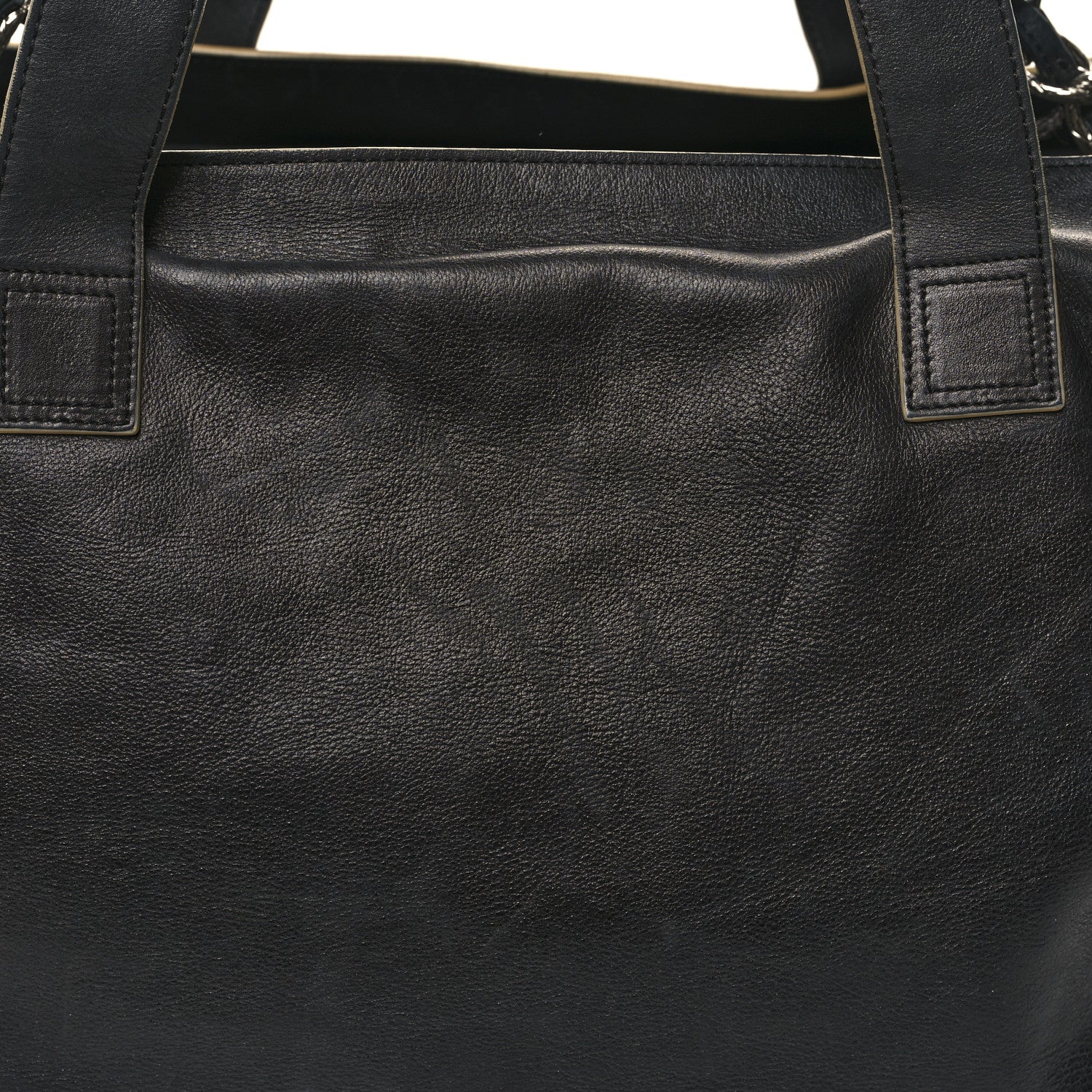 Chanel Lambskin Edgy XL Tote Black 16 of 17
