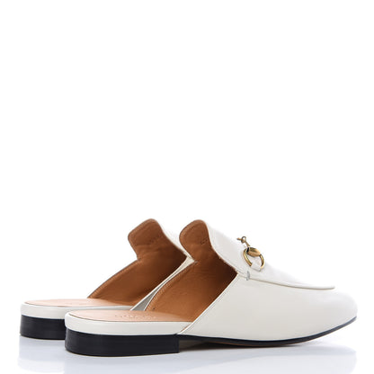 Gucci Malaga Kid Womens Princetown Slippers 38 Mystic White 4 of 10