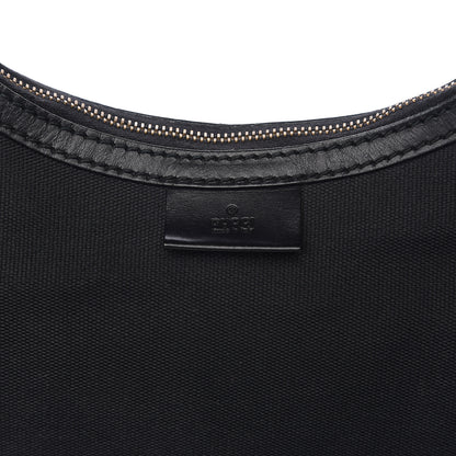Gucci Canvas Web Hobo Black 7 of 9