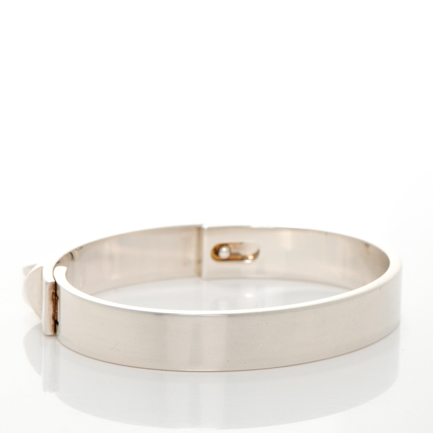 Hermes Sterling Silver PM Collier De Chien Bracelet LG 3 of 5