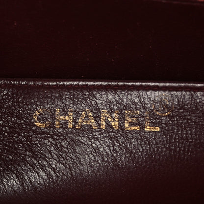 Chanel Lambskin Quilted XL Jumbo Single Flap Black 6 of 10