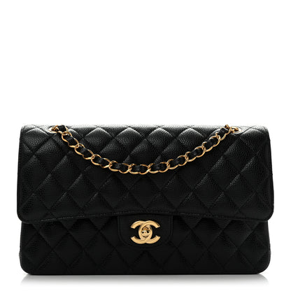 Chanel Caviar Quilted Medium Double Flap Black 1 of 10