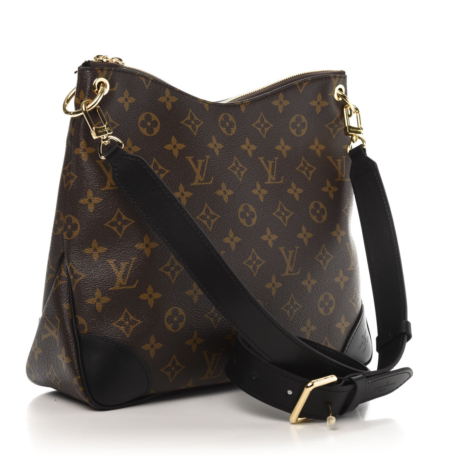 Louis Vuitton Monogram Odeon MM Black 3 of 10