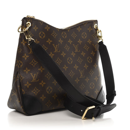 Louis Vuitton Monogram Odeon MM Black 3 of 10