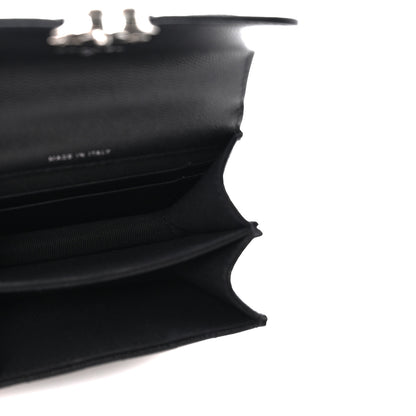 Chanel Caviar Quilted Pick Me Up Clutch With Chain Black 5 of 13