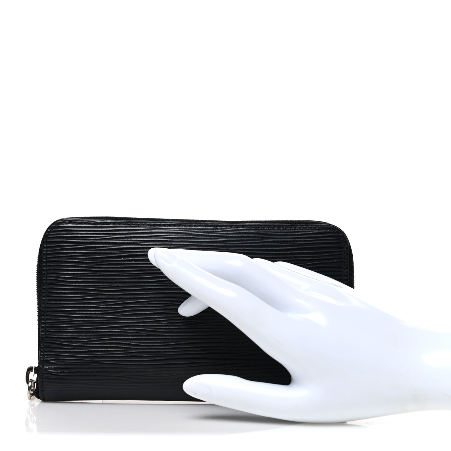 Louis Vuitton Epi Zippy Compact Wallet Black 2 of 7