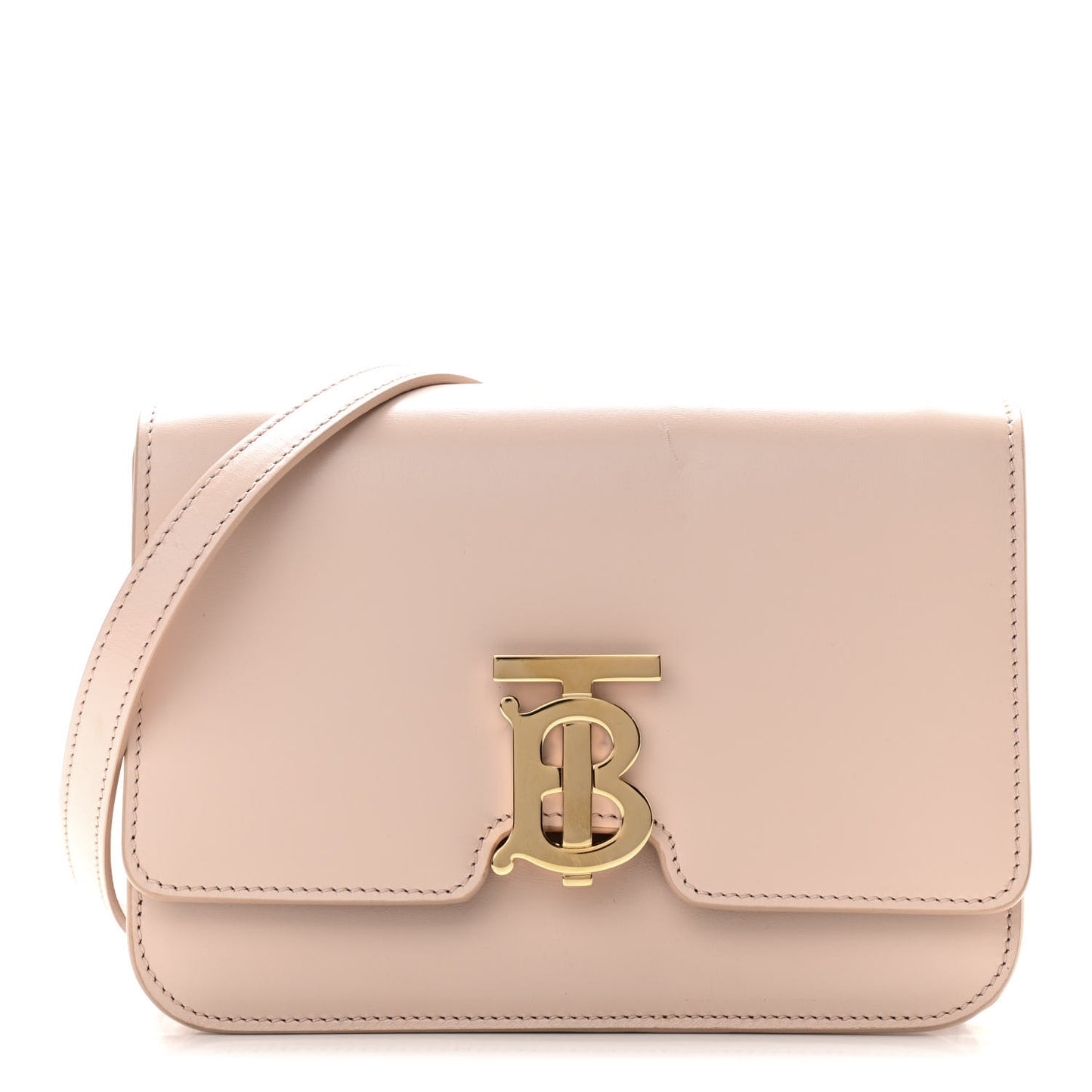 Calfskin Small TB Bag Rose Beige