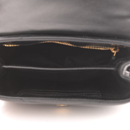 Saint Laurent Calfskin Y Quilted Monogram Toy Loulou Crossbody Bag Black 5 of 9