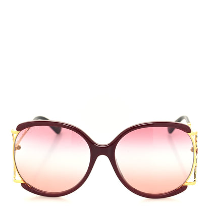 Gucci Metal Square Frame GG0594SA Sunglasses Red 2 of 8