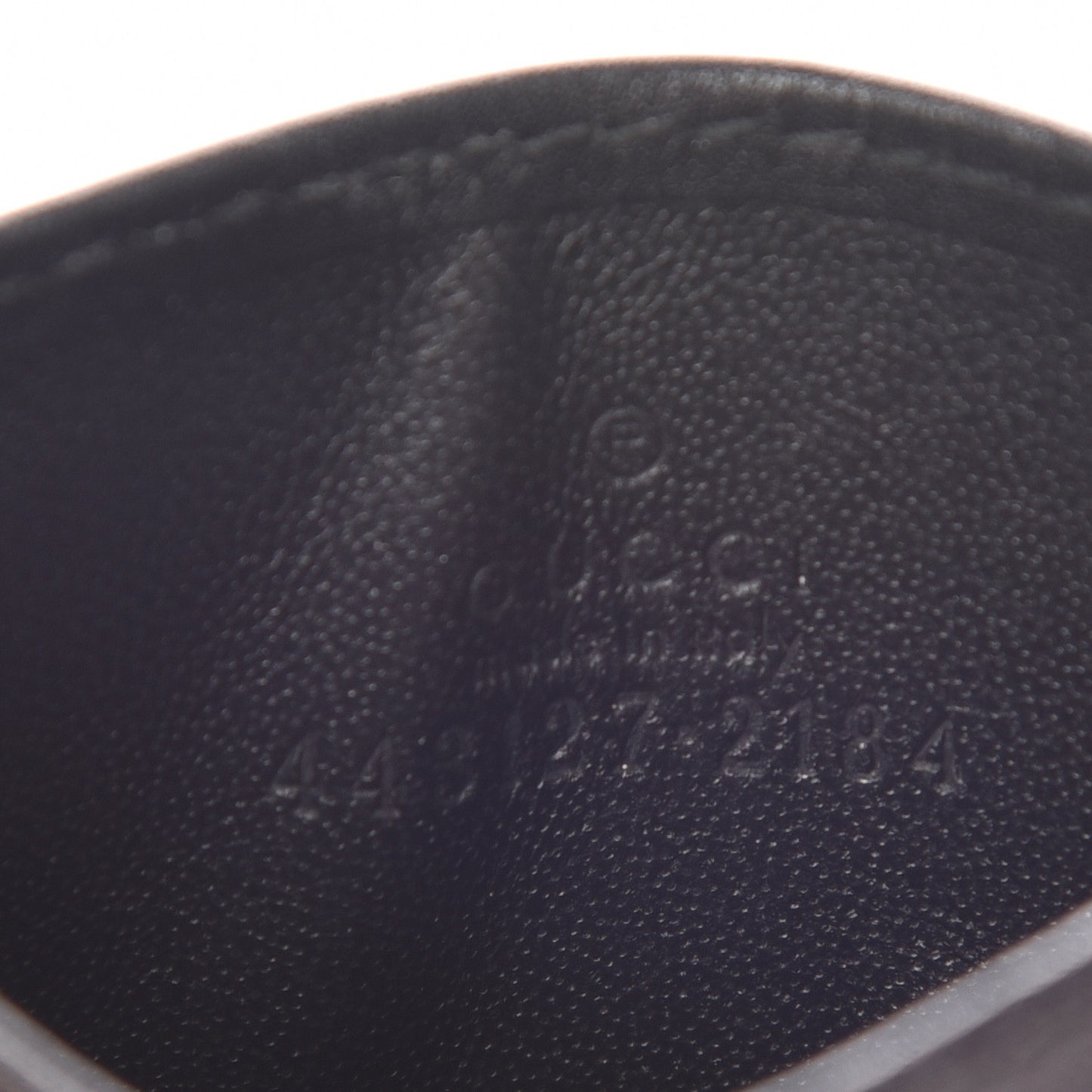 Calfskin Matelasse GG Marmont Card Holder Black