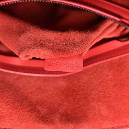Celine Supple Calfskin Medium Phantom Luggage Vermillion 7 of 18