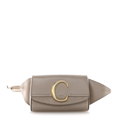 Chloe Calfskin Suede C Belt Bag Motty Grey 1 of 13
