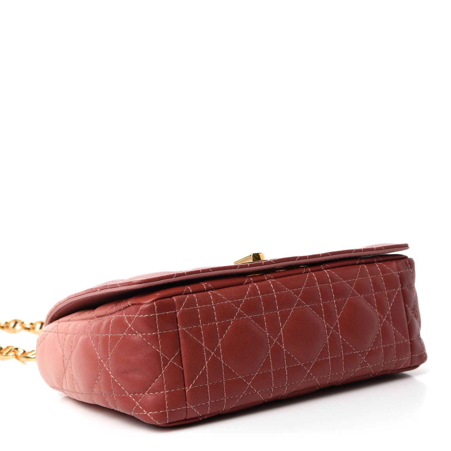 Christian Dior Lambskin Cannage Gradient Small Caro Bag Pink 4 of 9