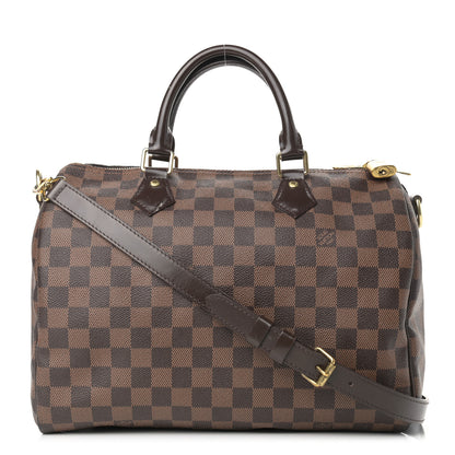 Louis Vuitton Damier Ebene Speedy Bandouliere 30 1 of 23