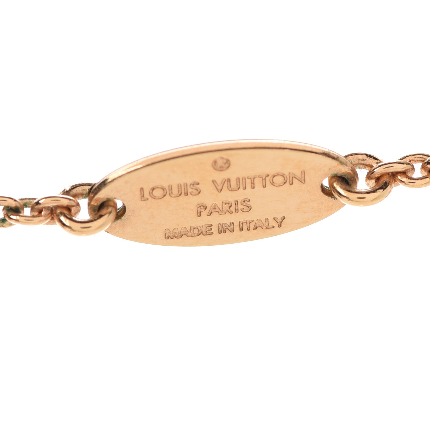 Louis Vuitton Essential V Necklace Gold 5 of 6