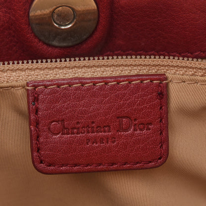 Christian Dior Monogram Street Chic Shoulder Bag Beige Red 6 of 15