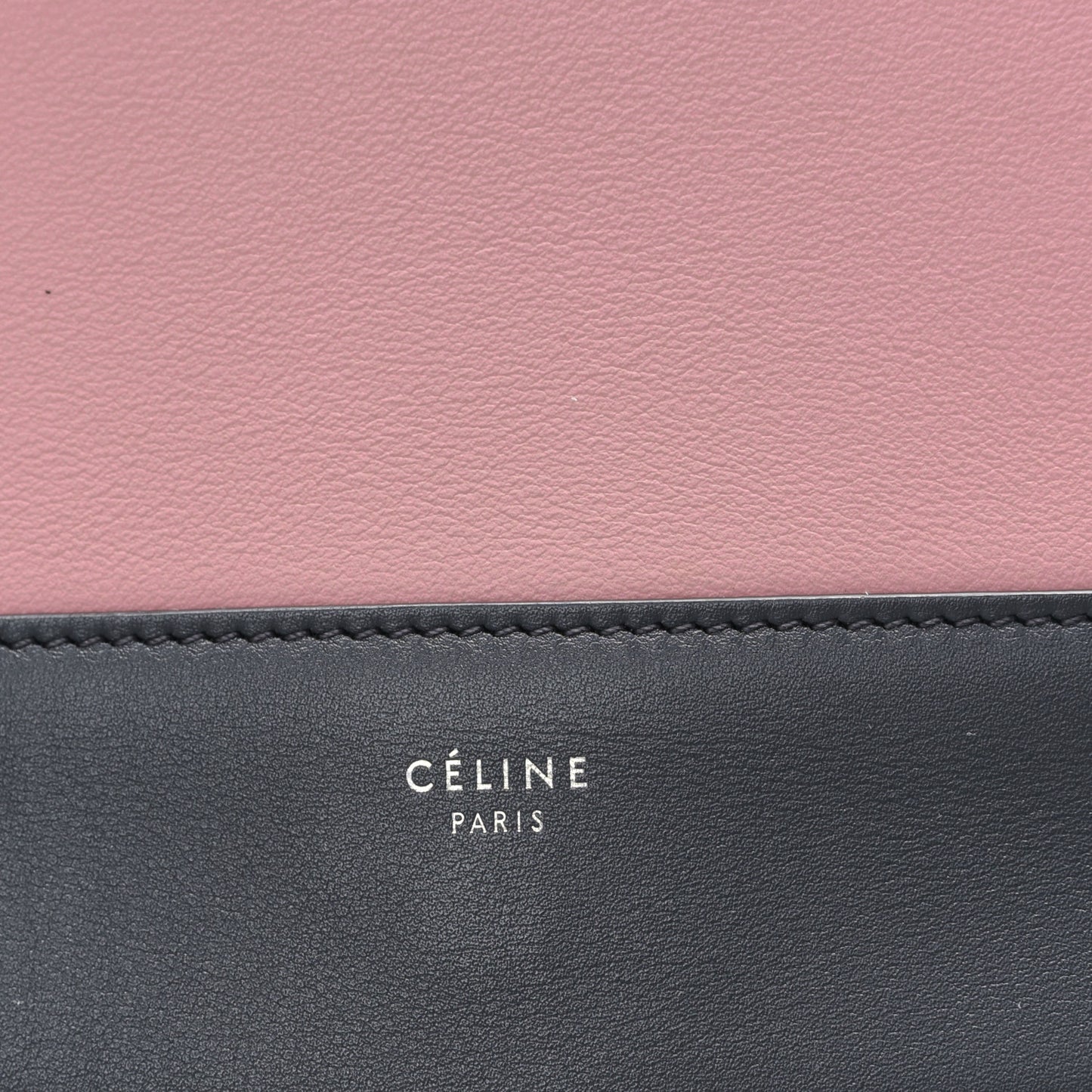 Shiny Smooth Calfskin Medium Frame Shoulder Bag Liquorice Antique Rose