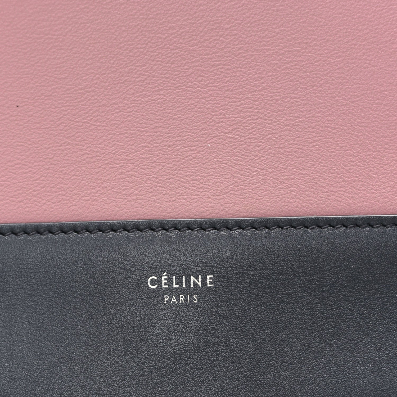 Celine Shiny Smooth Calfskin Medium Frame Shoulder Bag Liquorice Antique Rose 9 of 9