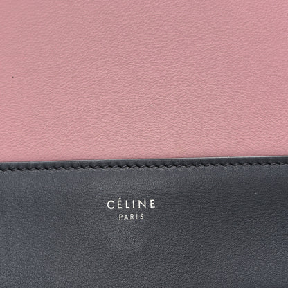 Celine Shiny Smooth Calfskin Medium Frame Shoulder Bag Liquorice Antique Rose 9 of 9