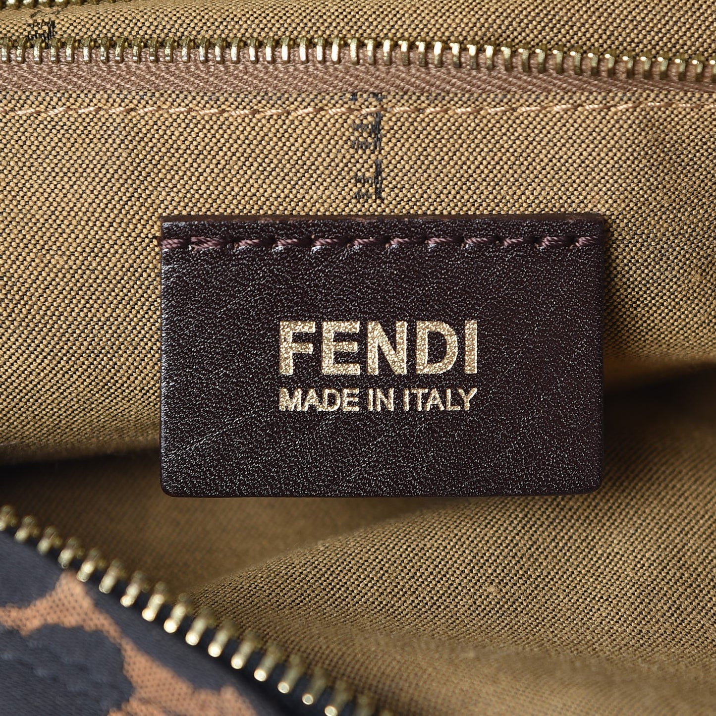 Jacquard Leopard Print Chef Hobo Tobacco