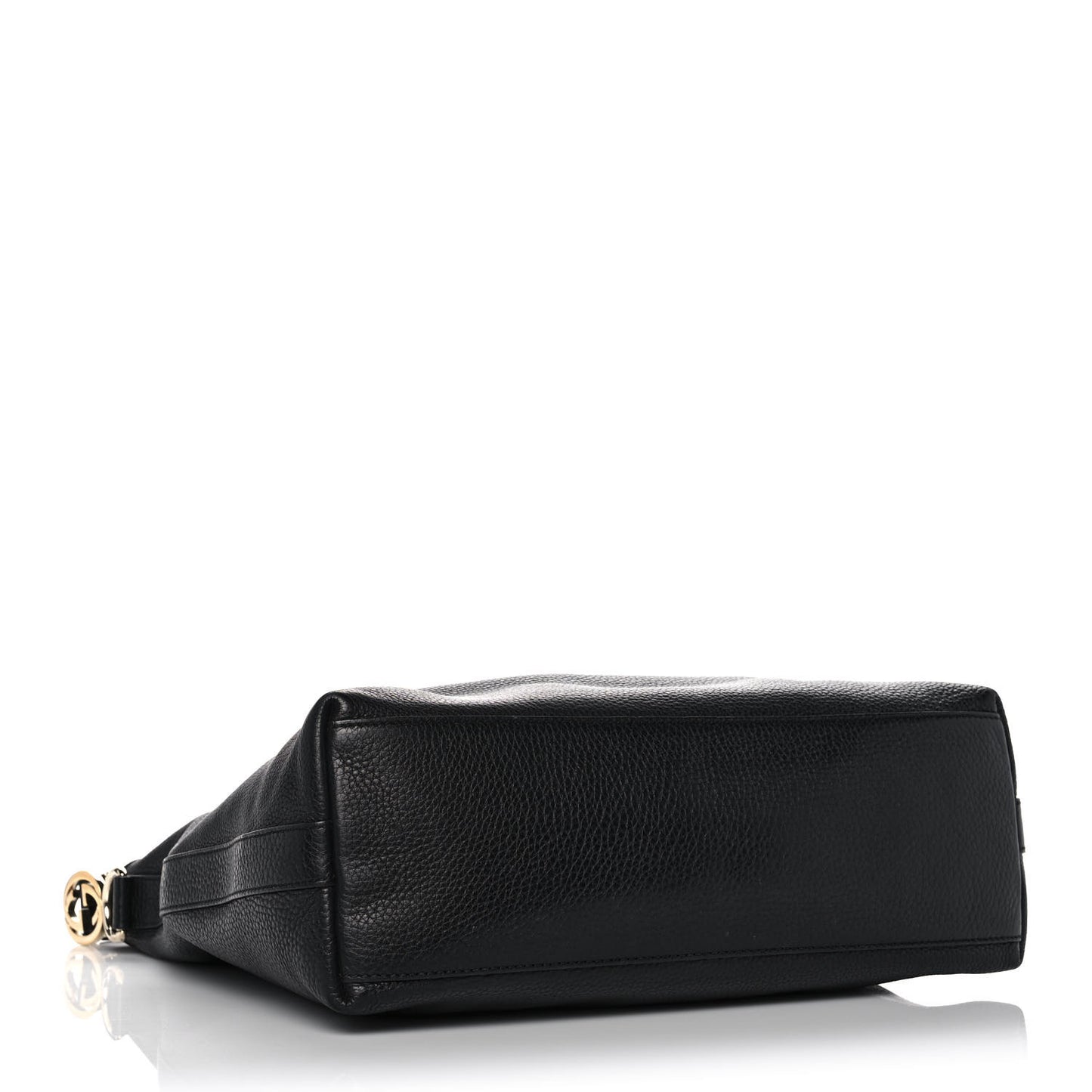 Pebbled Calfskin Small Miss GG Hobo Black