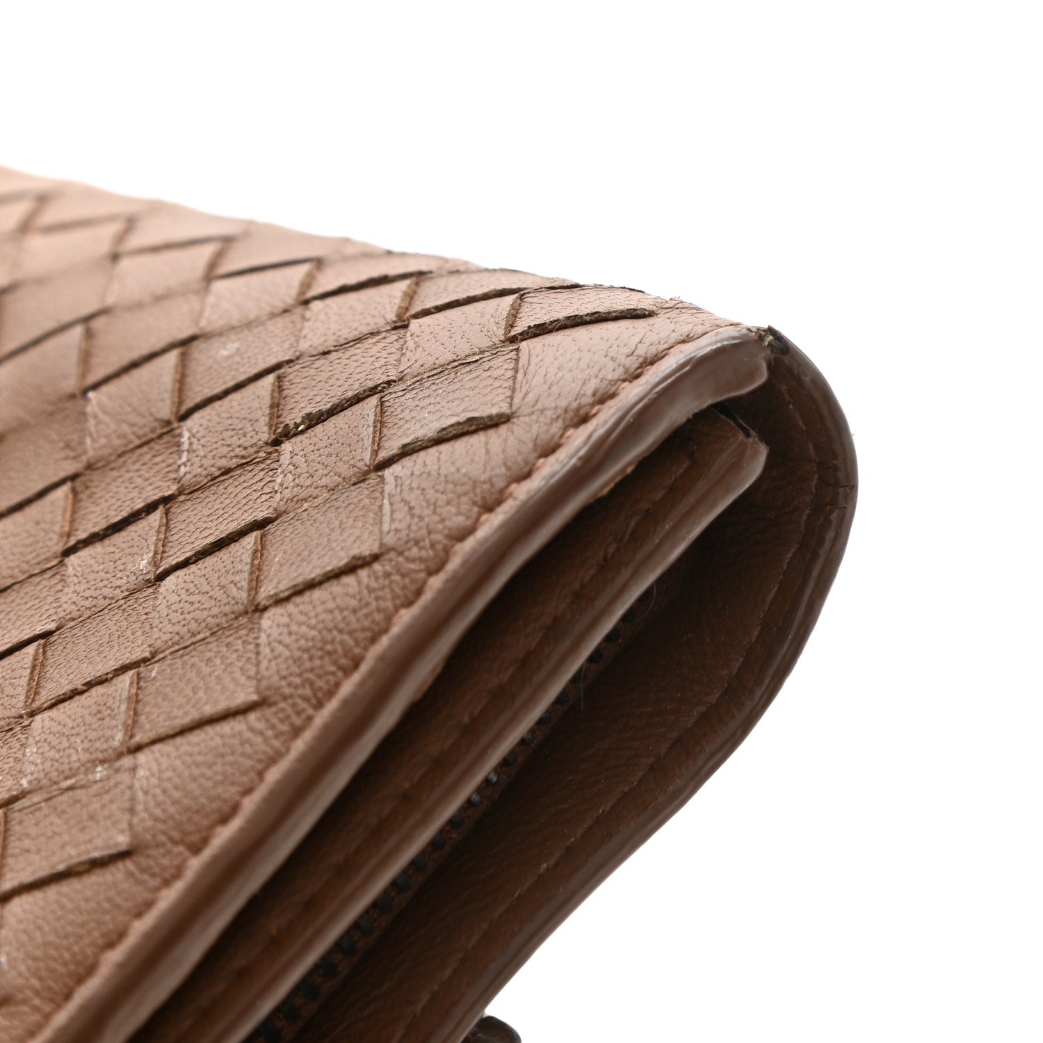 Bottega Veneta Nappa Intrecciato Continental Flap Wallet Brown 11 of 11