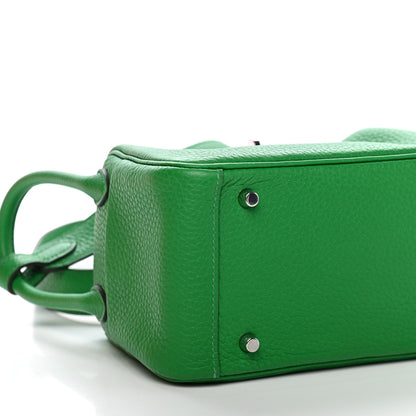 Hermes Taurillon Clemence Mini Lindy 20 Bambou 8 of 9