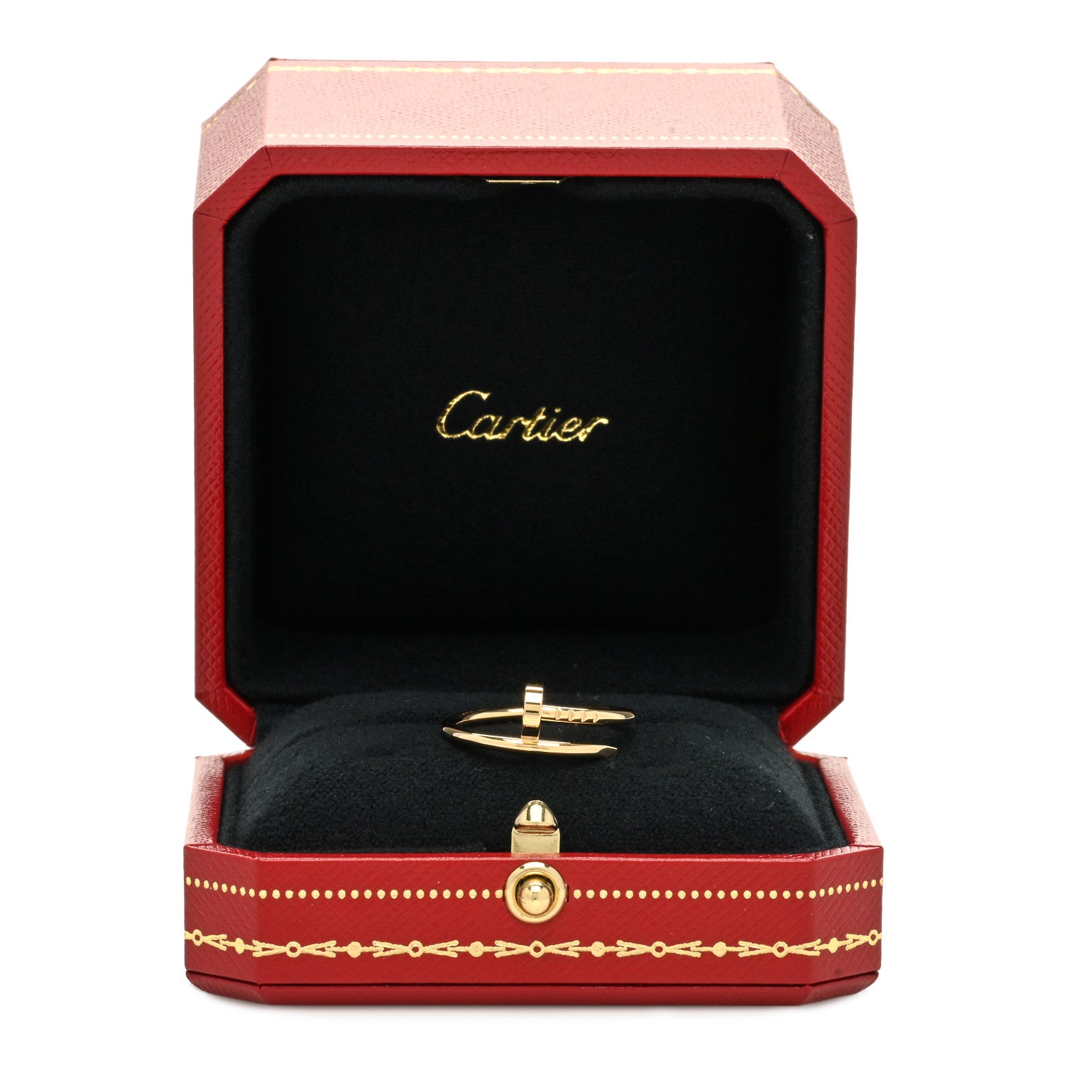 Cartier 18K Yellow Gold Small Juste Un Clou Ring 53 6.25 5 of 5