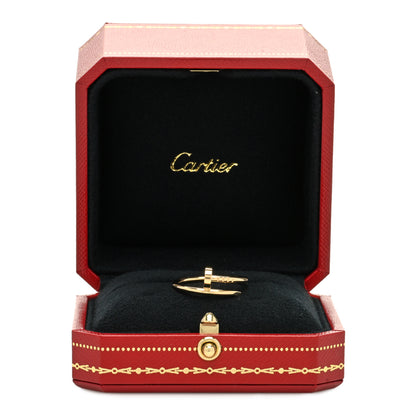 Cartier 18K Yellow Gold Small Juste Un Clou Ring 53 6.25 5 of 5