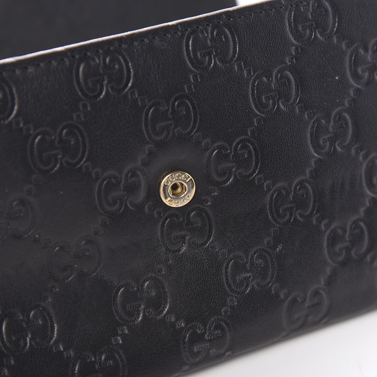 Gucci Guccissima Continental Flap Wallet Black 12 of 16