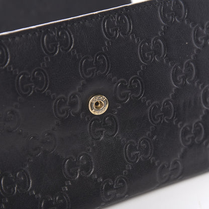 Gucci Guccissima Continental Flap Wallet Black 12 of 16