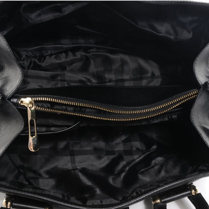 Burberry Leather Quilted Satchel Black 5 of 9