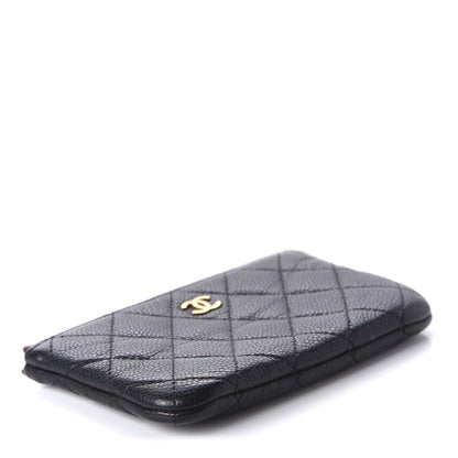 Chanel Caviar Quilted Small Cosmetic Case Black 4 of 9