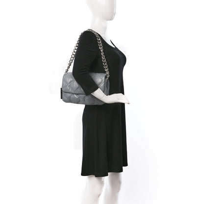 Marc Jacobs Lambskin Quilted Pillow Bag Grey 2 of 8