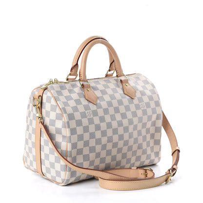 Louis Vuitton Damier Azur Speedy Bandouliere 30 3 of 11