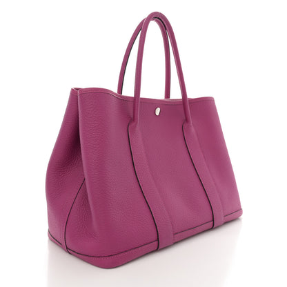 Hermes Vache Country Garden Party MM 36 Rose Pourpre 3 of 11
