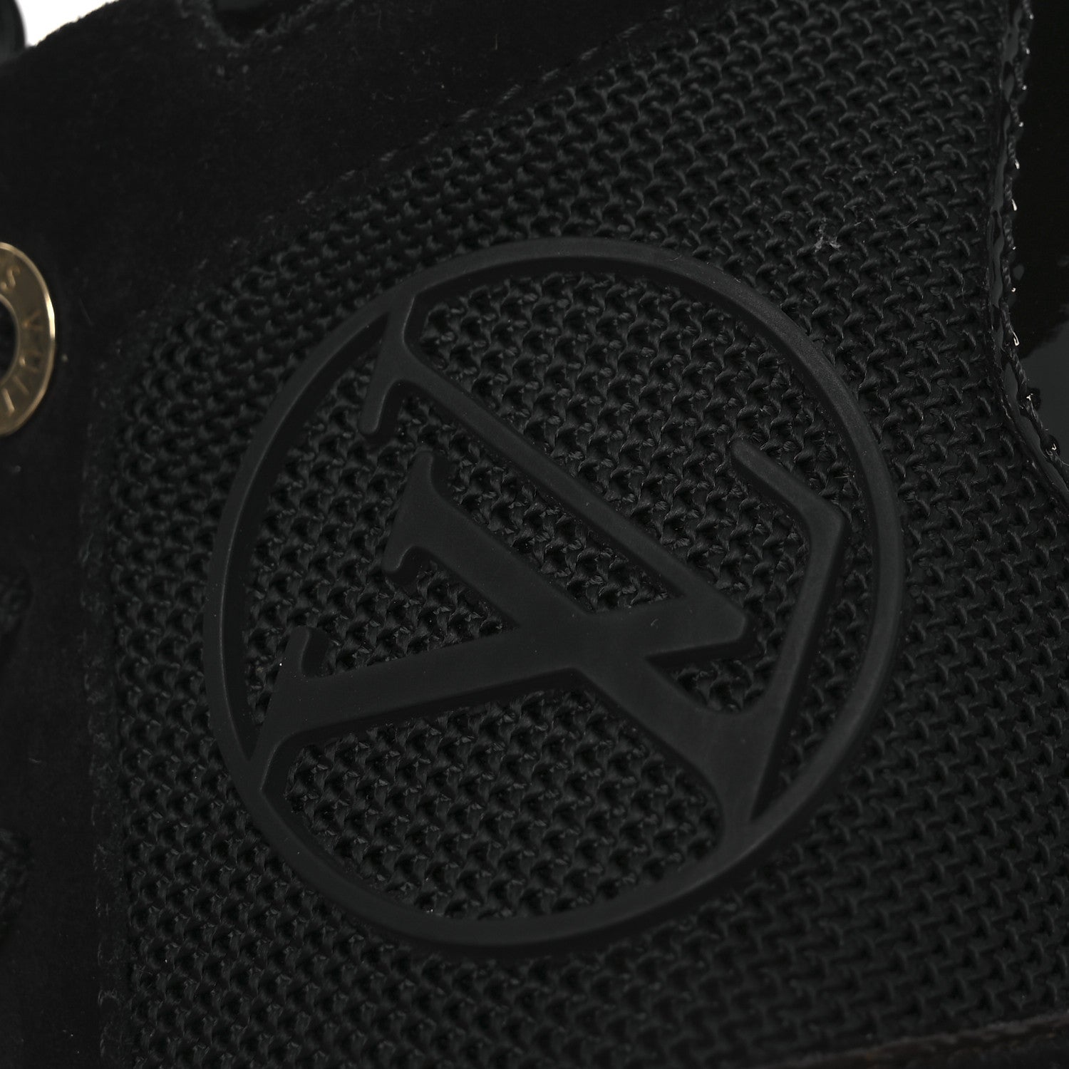 Louis Vuitton Suede Monogram Run Away Sneakers 38.5 Black 26 of 32