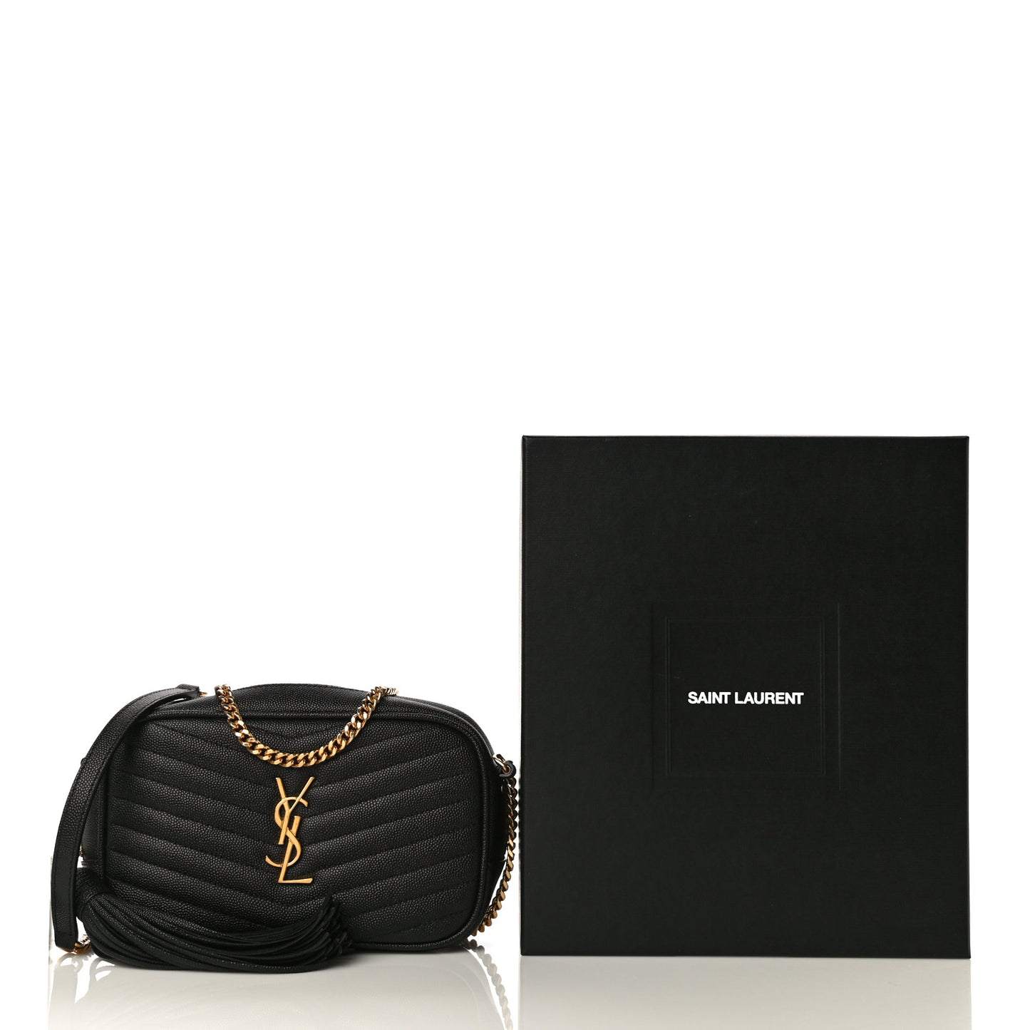Grain De Poudre Matelasse Monogram Mini Lou Camera Bag Black